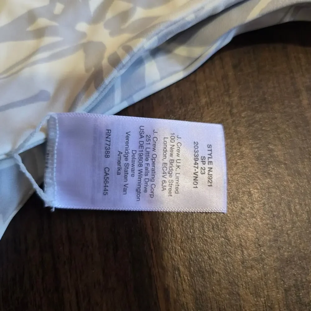 Madewell reversible bikini top abstract flora medium